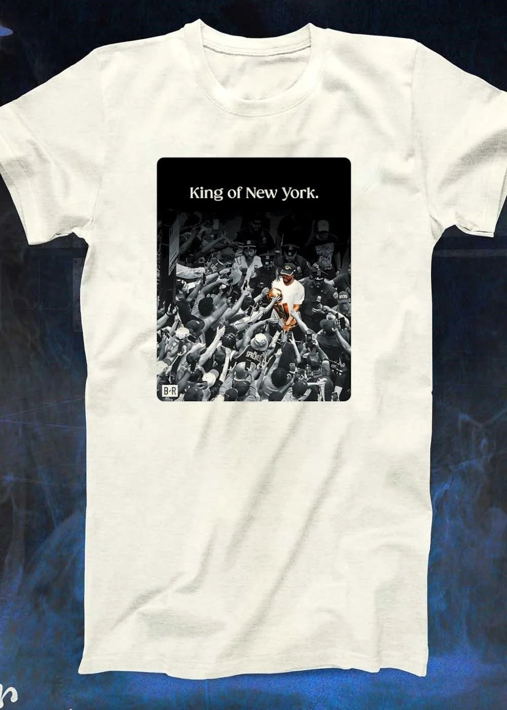 B’R King of New York Jalen Brunson NBA Championship Trophy T-Shirt