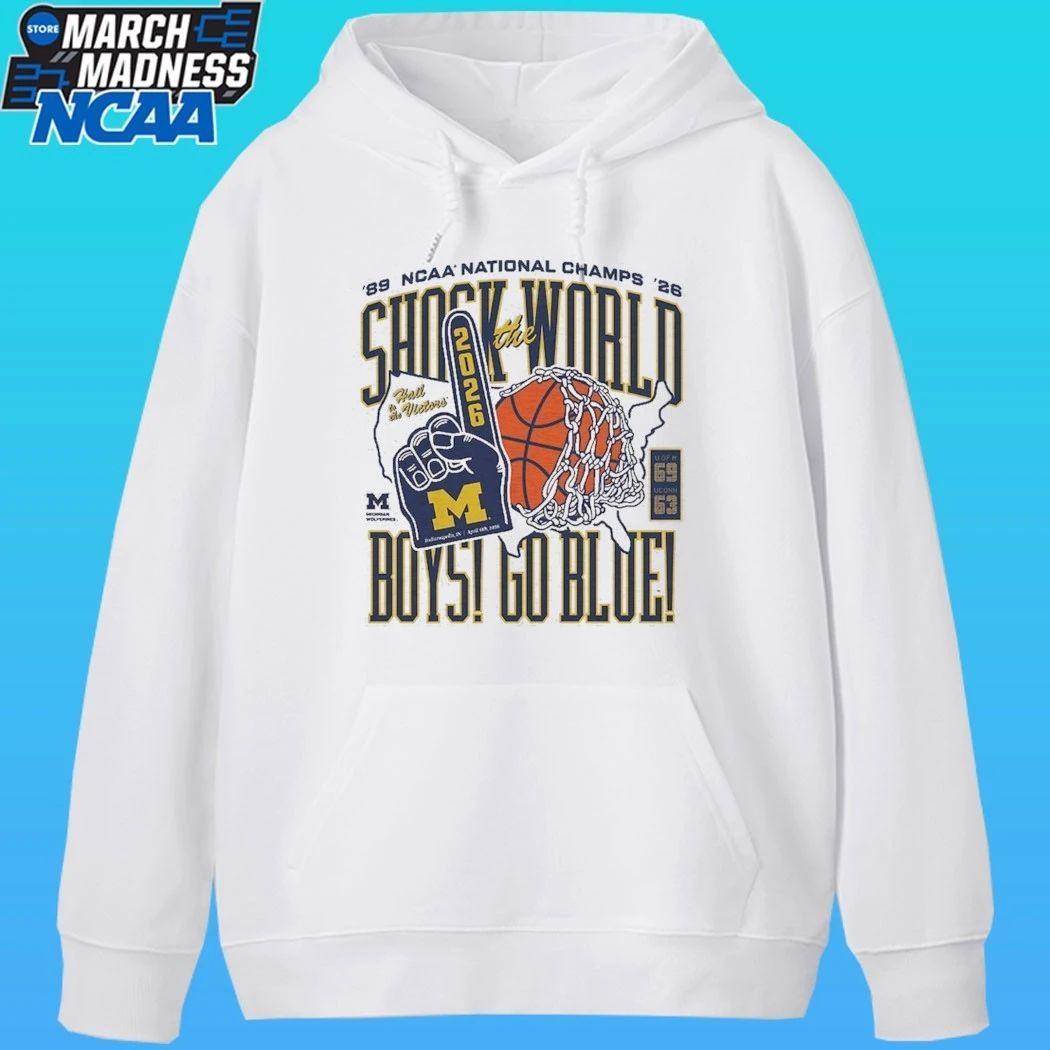 Michigan Wolverines Homefield Two-time Ncaa Men’s Basketball National Champions Shock The World Shirt