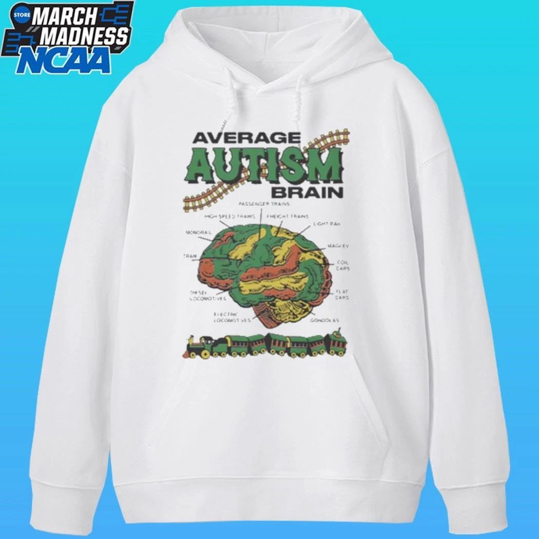 Average Autism Brain Passenger Trains High-speed Trains Shirt