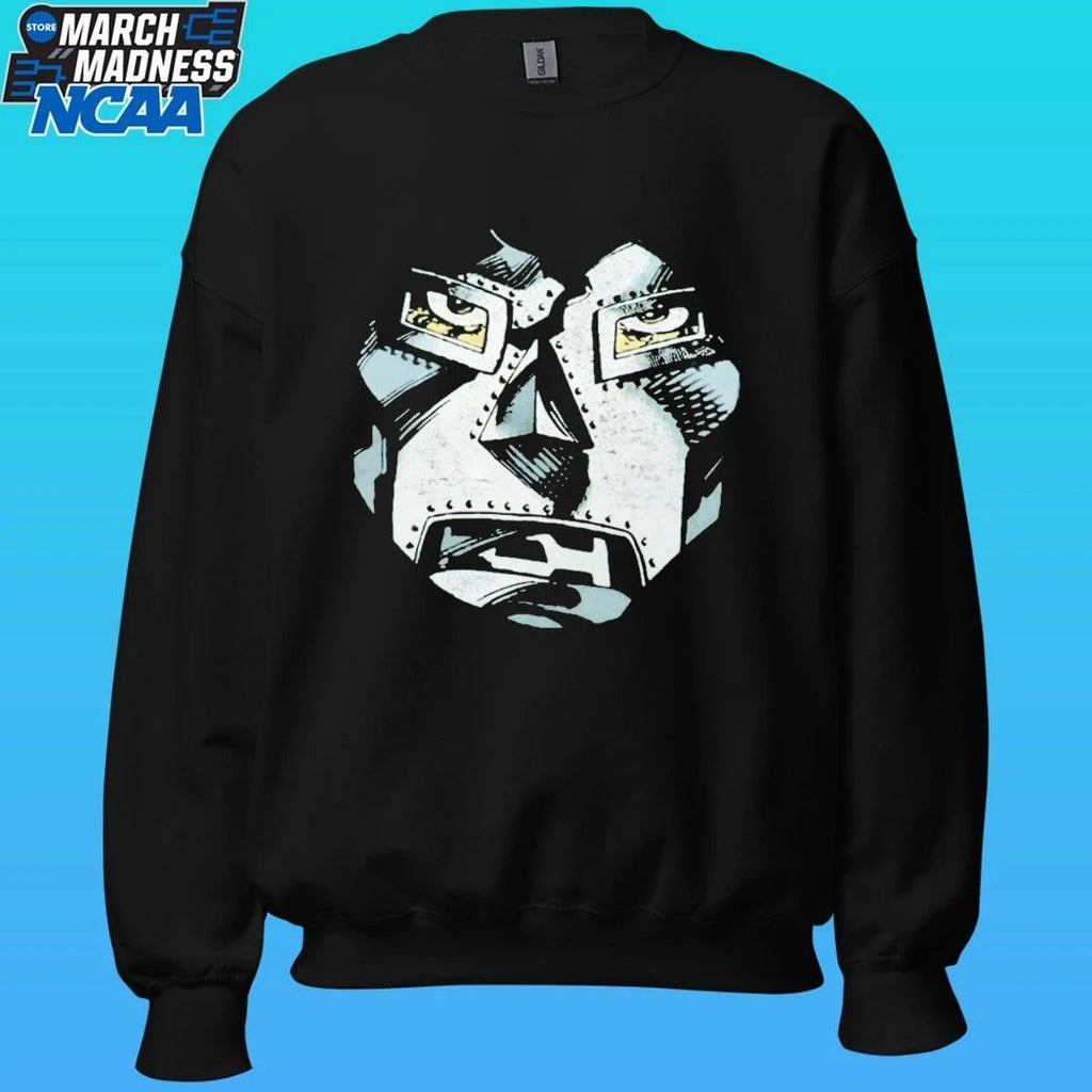 Robert Downey Jr Rocking A Doctor Doom Shirt