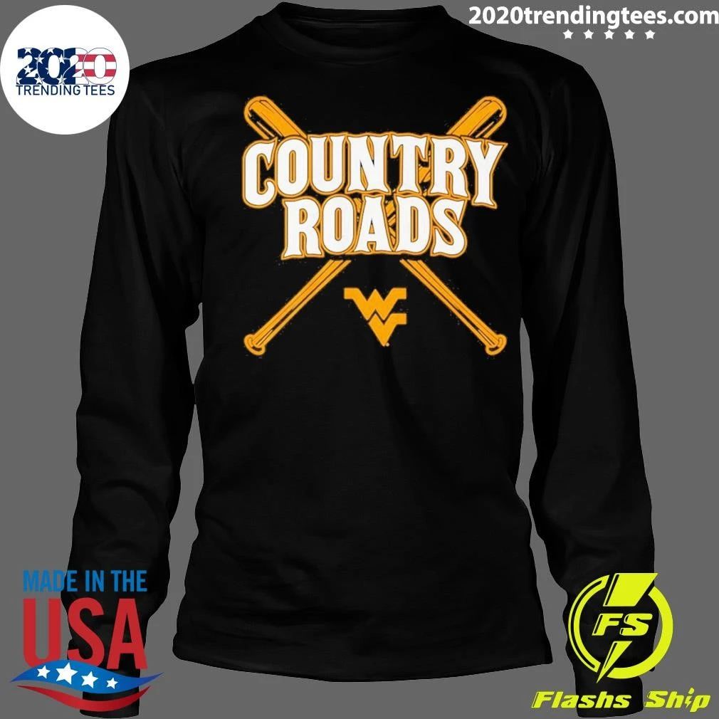 West Virginia Mountaineers Baseball Country Roads Mlb 2026 Shirt