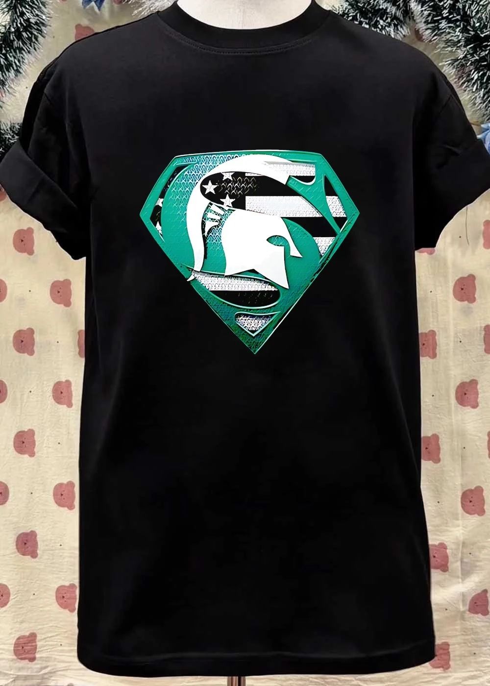Michigan State Spartans Superman American shirt