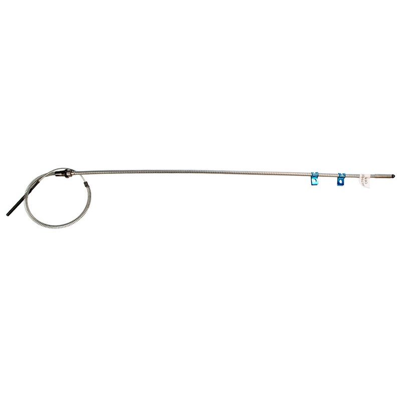 1964-65 Chevrolet GMC Truck 1/2 Ton 4wd Short Bed Front Parking Brake Cable, Stainless