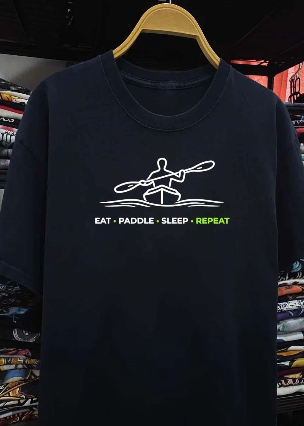 Eat Paddle Sleep Repeat Kayaking Watersports Enthusiast 2026 Summer Adventures Shirt
