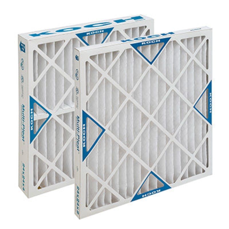 20x24x2 Koch Multi-Pleat Boss Heavy Duty MERV 13 High Capacity 102-714-120 (12 Filters)