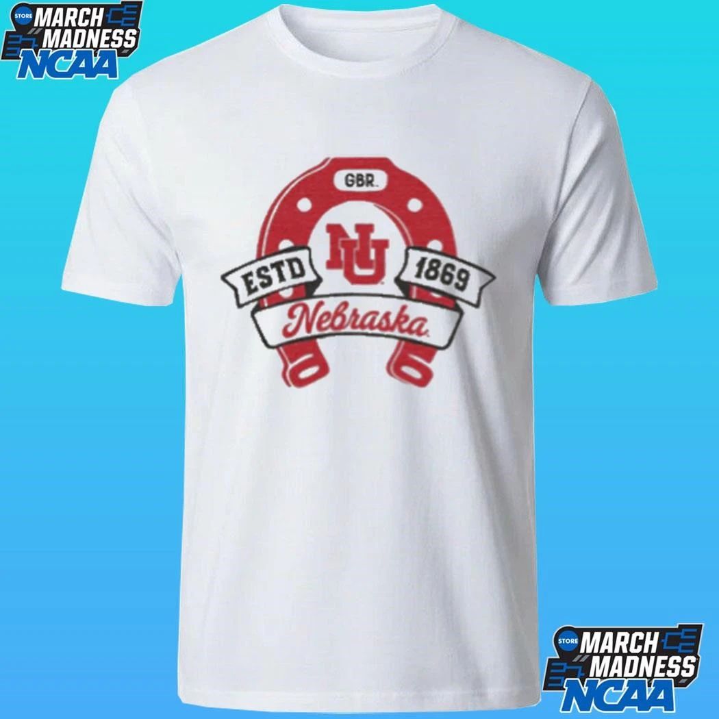 Nebraska Lucky Horseshoe Ash Estd 1869 Shirt