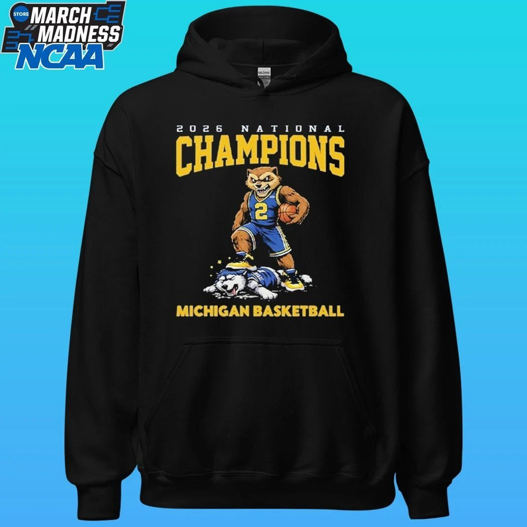 Michigan Wolverines Defeat Uconn Huskies Basketball 2026 National Champions Shirt