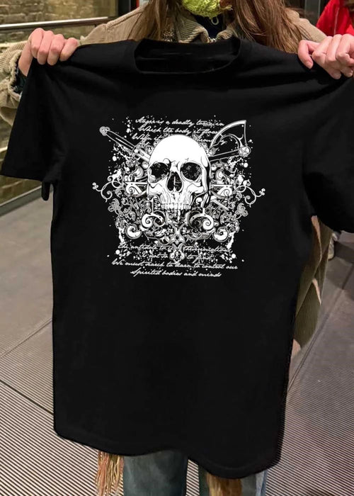 Ager Is A Deadly Toxin In Which The Body Flows Skull Axe T-Shirt
