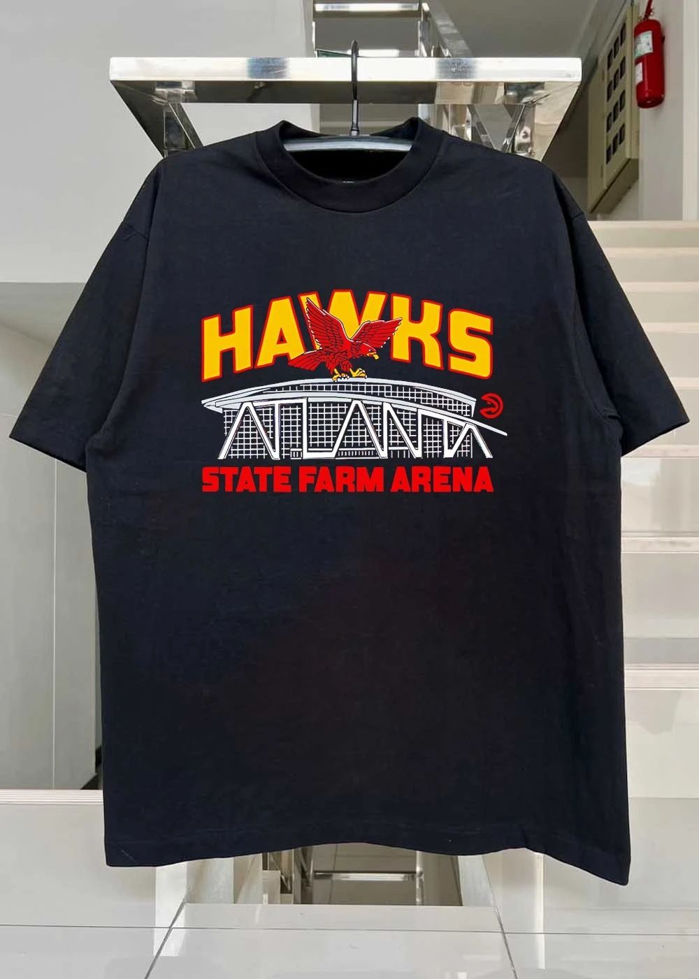 Homage Hawks State Farm Arena shirt