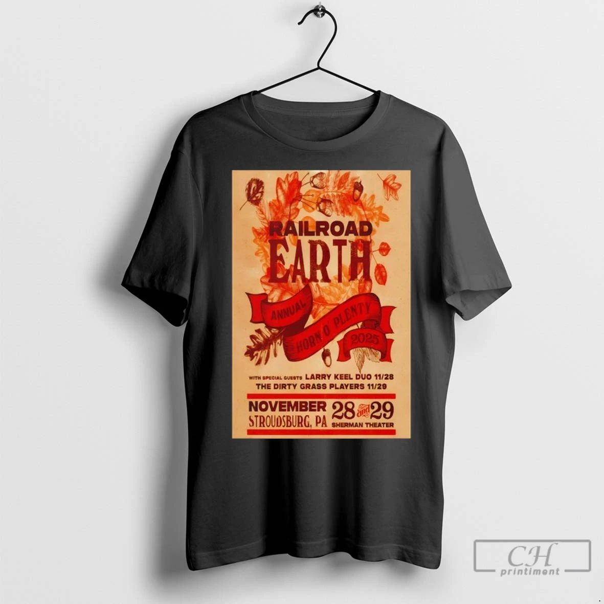 Railroad Earth Stroudsburg Pa 11 28 11 29 2025 T Shirts