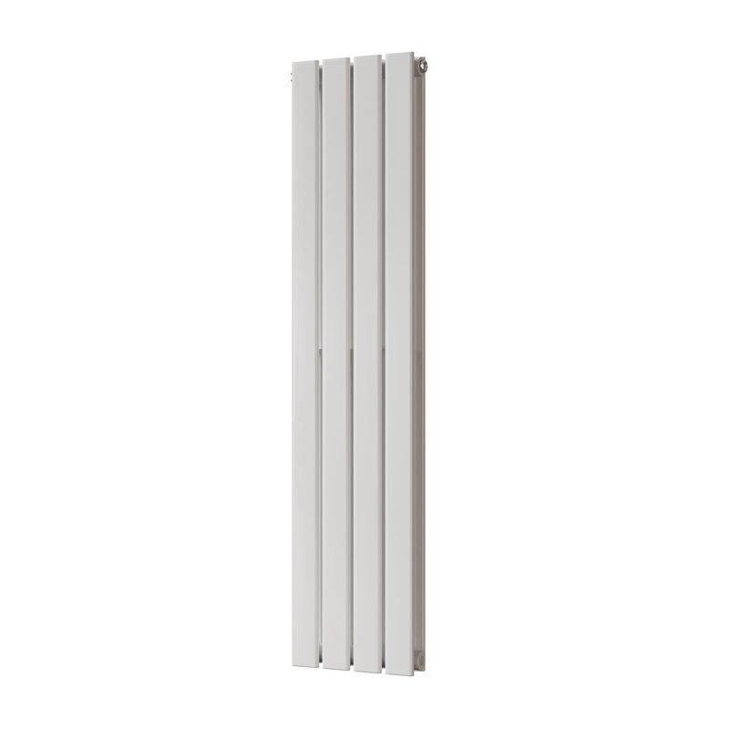 Typhoon – White Designer Radiator H1200mm x W272mm Double Panel – Feet Included
