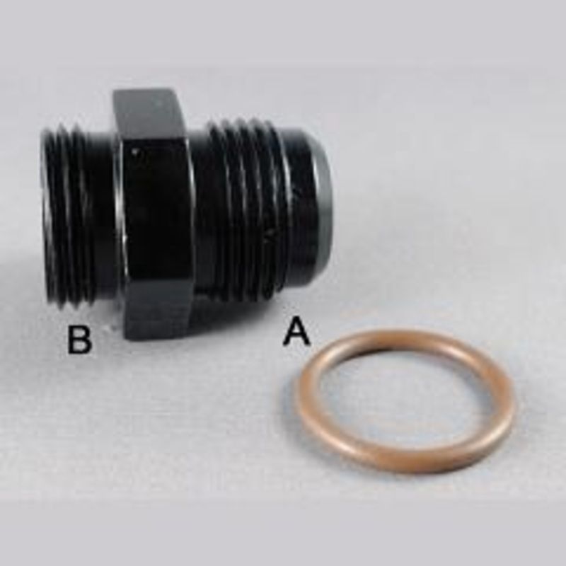 ‘-10 AN x -12 O-Ring Radius Fittings