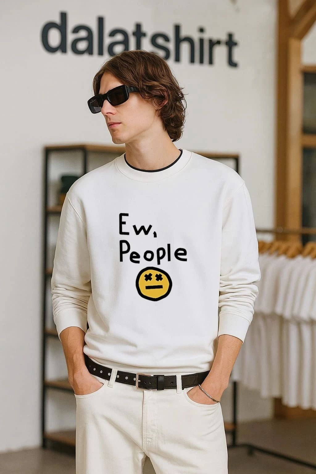 Ew People Dead Face Emoji shirt