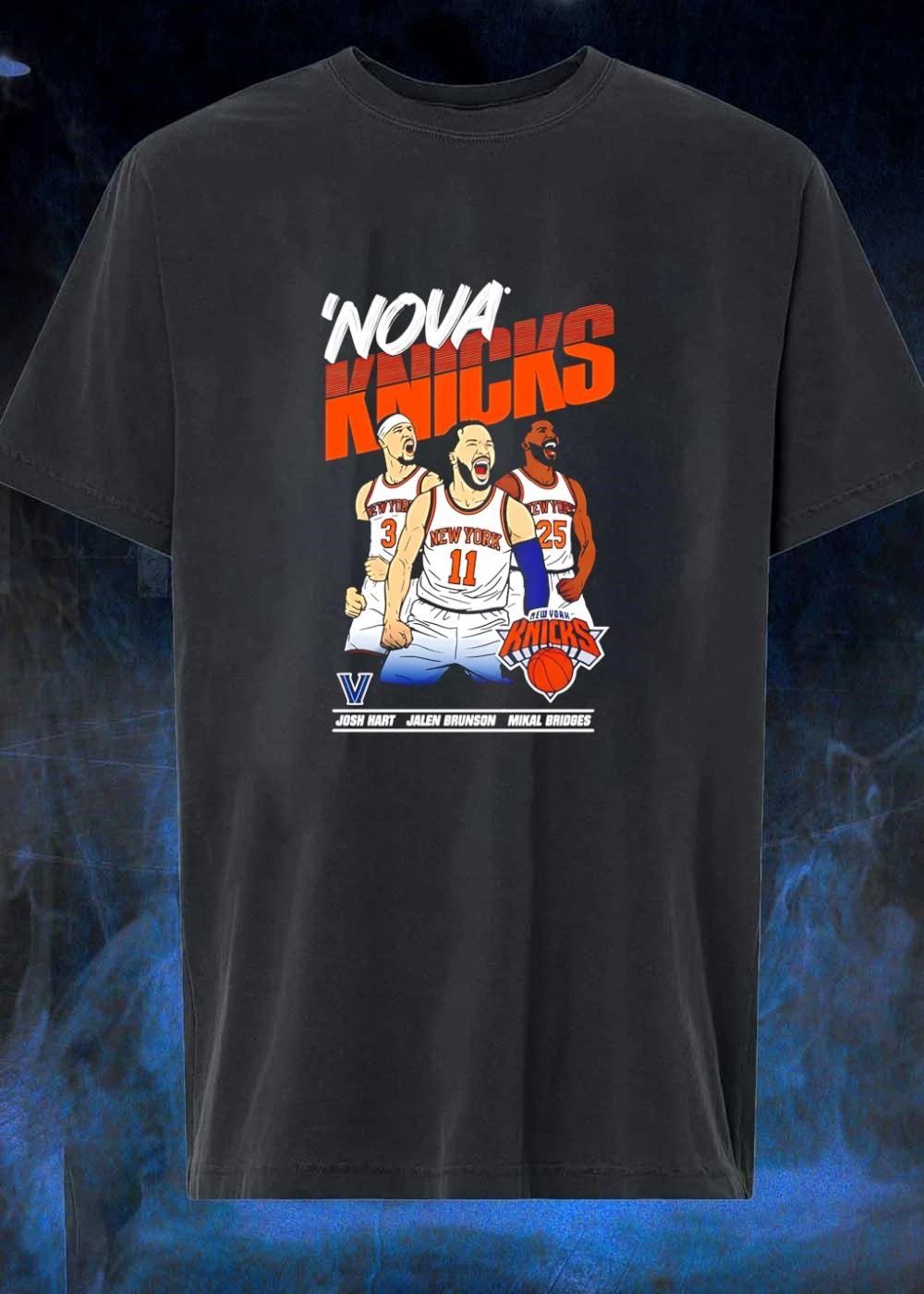 Nova Knicks Josh Hart Jalen Brunson Mikal Bridges Villanova Basketball Team shirt