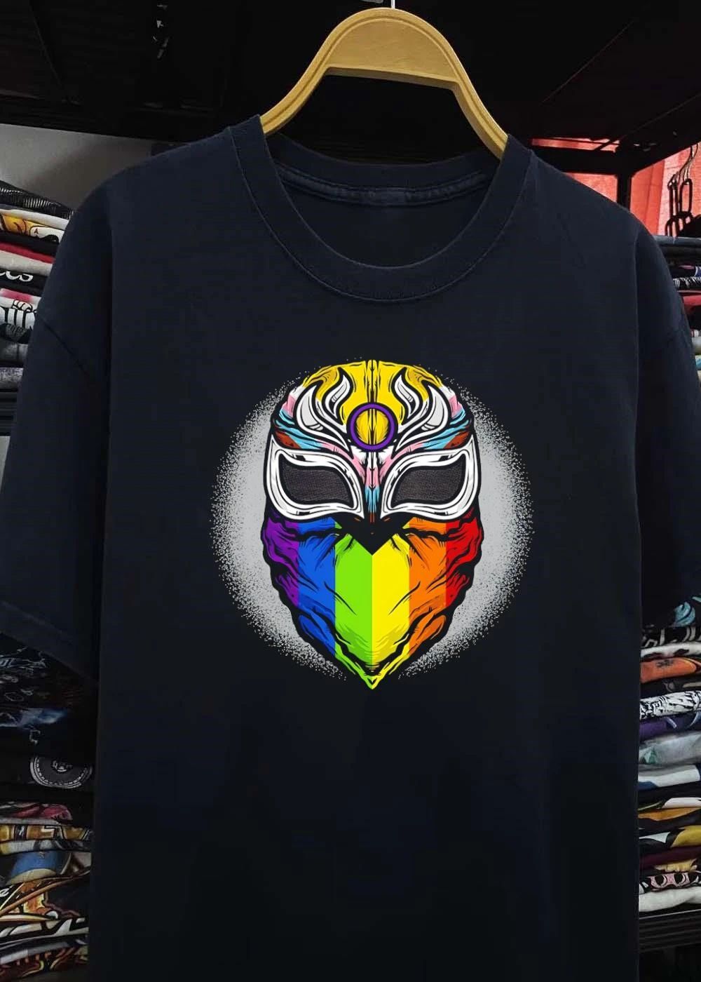 Lucha Pride Mask Pride Luchador Wrestling T-Shirt