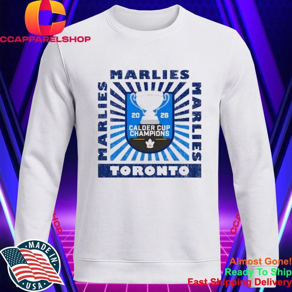 Toronto Marlies Merch 2026 Calder Cup Champs Sunspot Shirt