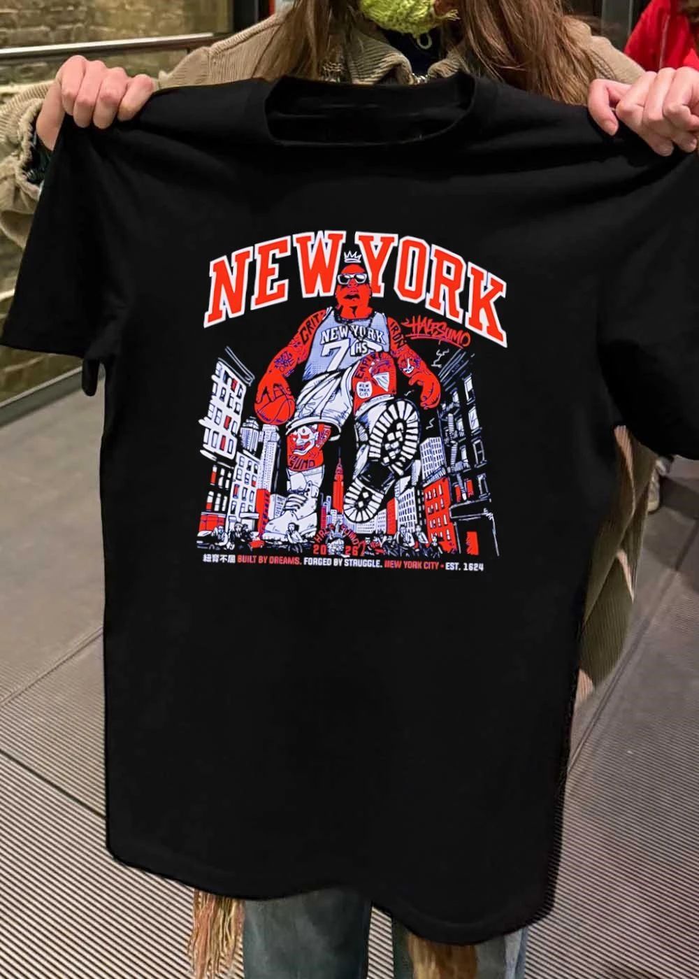 New York Half Sumo Built By Dreams Forged By Struggle City Est 1624 shirt