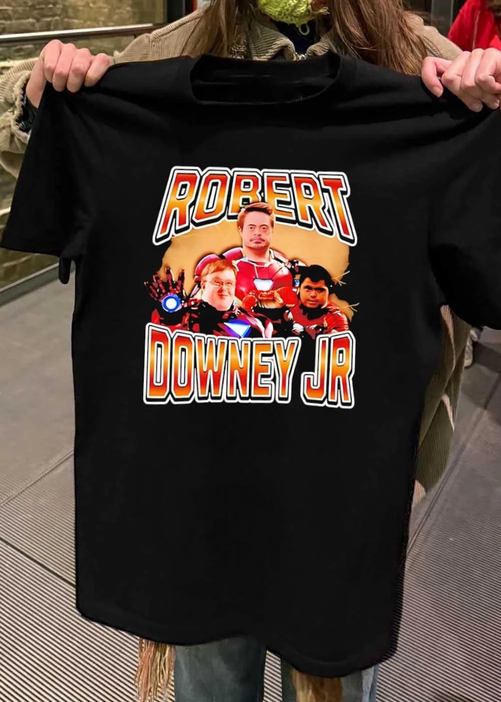 Robert Downey Jr Iron Man funny shirt