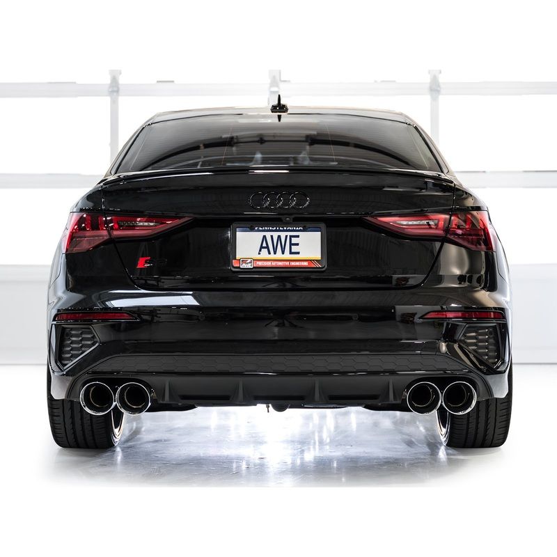 AWE Tuning Touring Edition Exhaust | 2022+ Audi S3