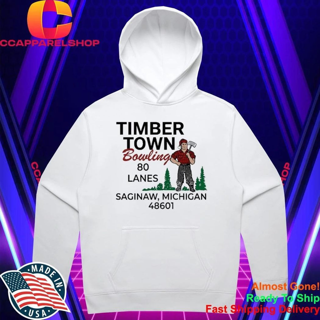 Timber Town Bowling in Saginaw Michigan vintage Shirt