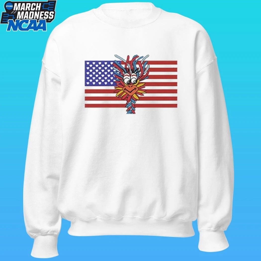 Patriotic Gooney Bird American Flag Shirt