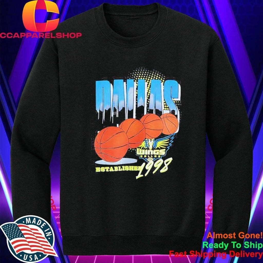 Dallas Wings Established 1998 Basketball Team Shirt