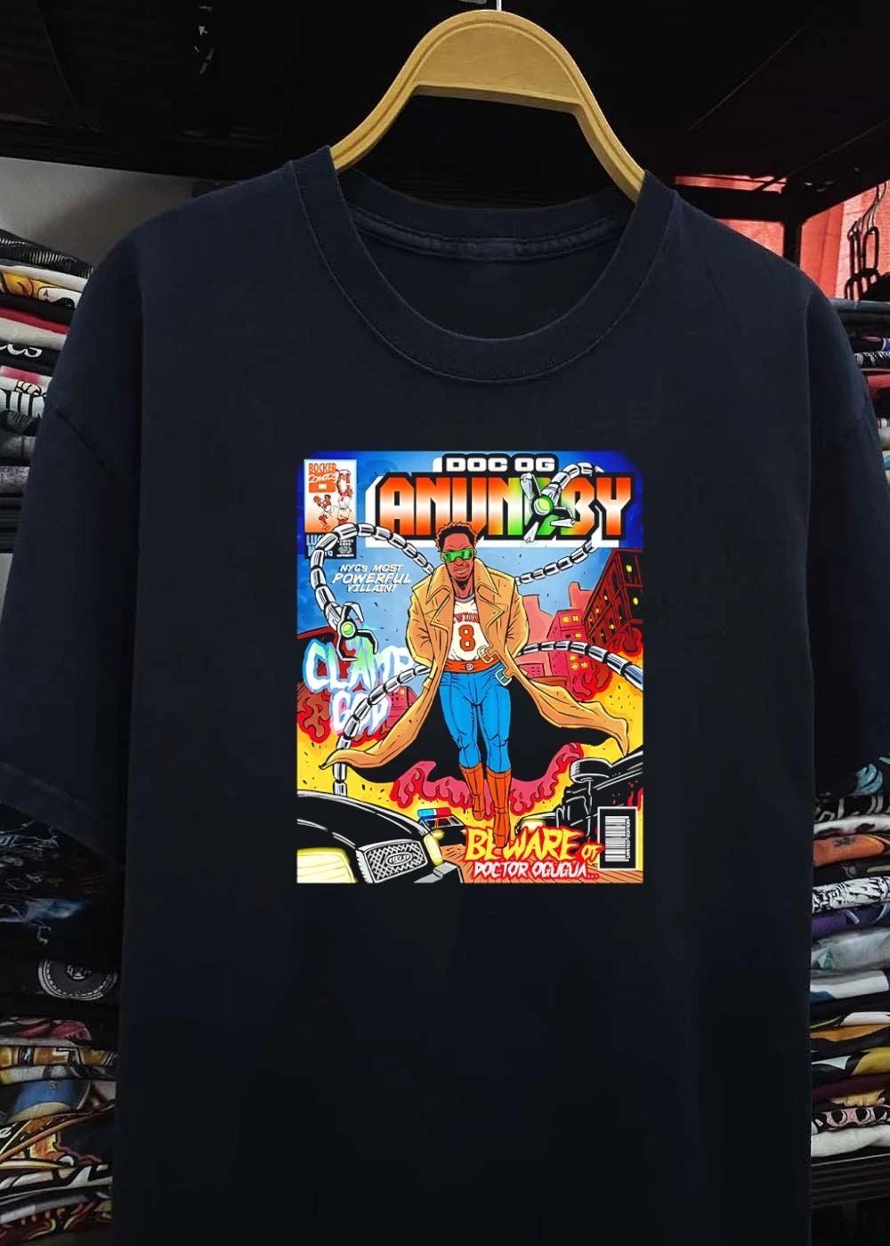 Bocker Comics Doc Og Anunoby Nyc Most Powerful Villain Beware of Doctor Ogugua Shirt