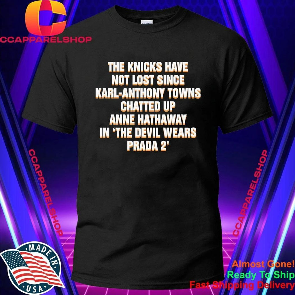 The Team Have Not Lost Since KAT Chatted Up Anne In The Movie Shirt