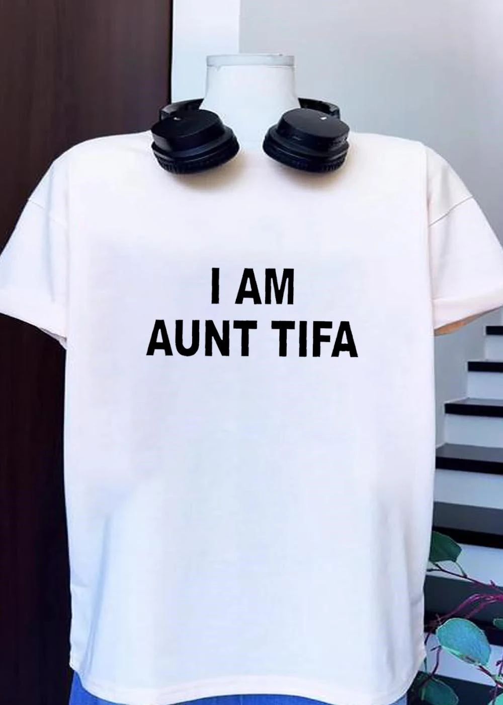 I Am Aunt Tifa text shirt