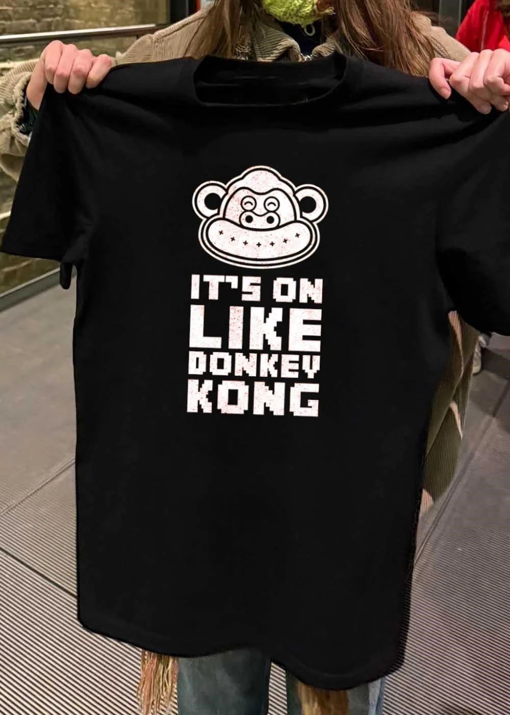 Funny Monkey Gaming It’s on Like Donkey Kong T-Shirt