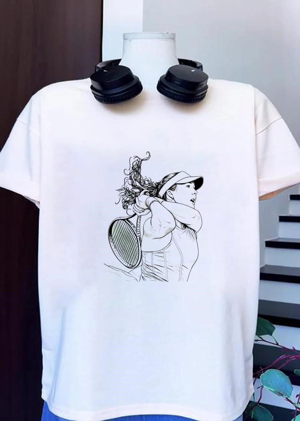 Tennis Player Backhand Swing Wilson T-Shirt