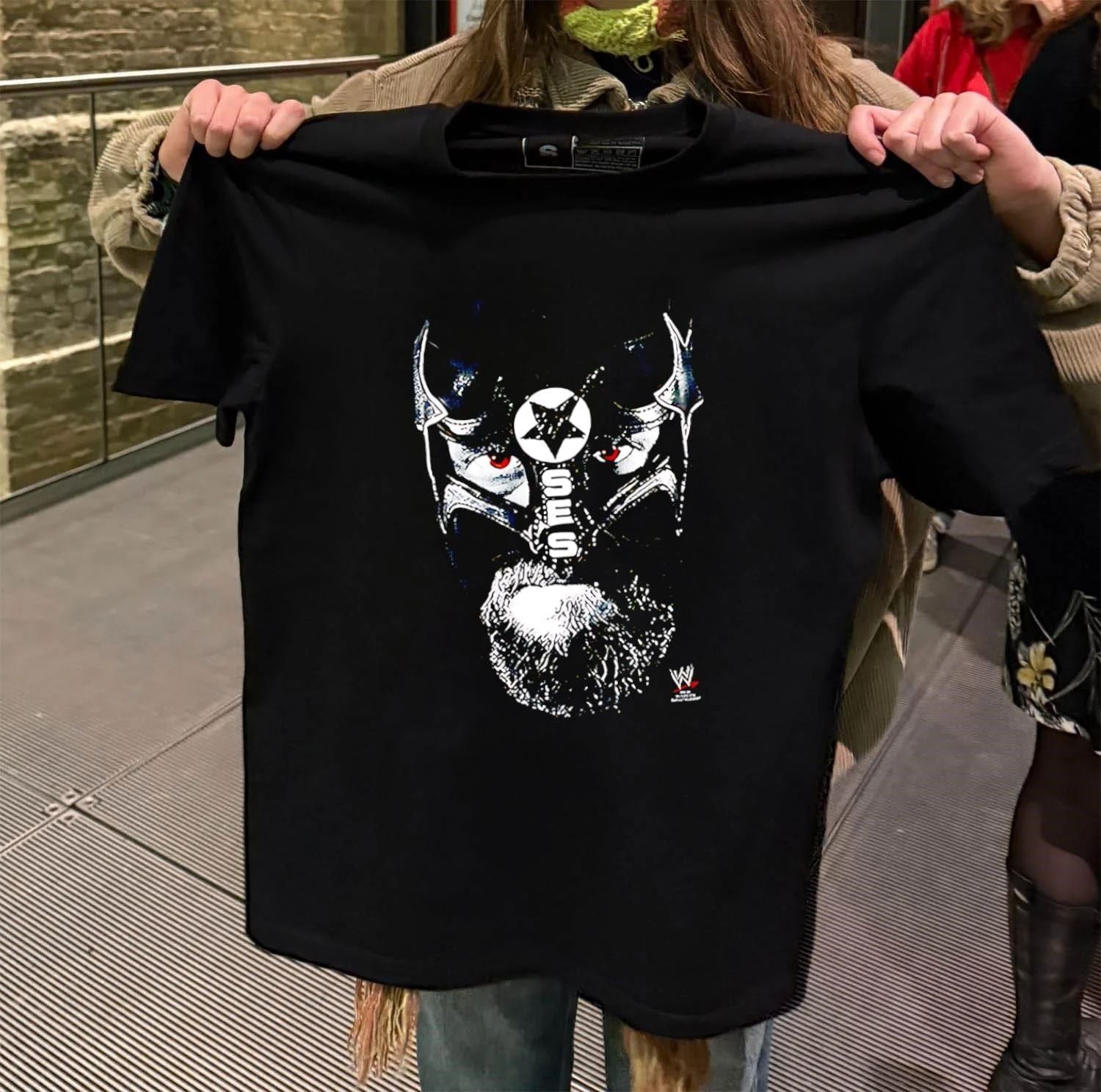 CM Punk Straight Edge Society Masked SES Wrestling shirt