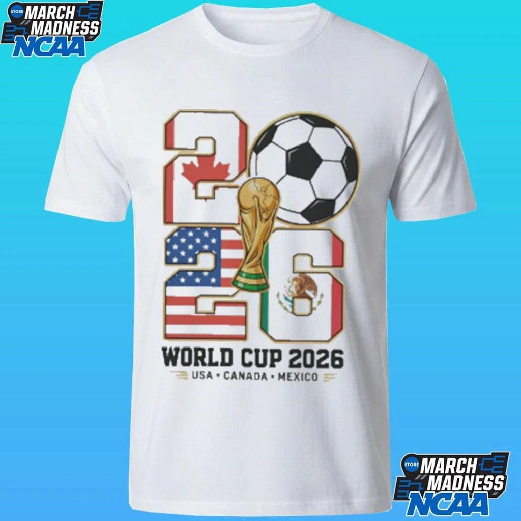 2026 World Cup Soccer Usa Canada Mexico Host Nations Shirt
