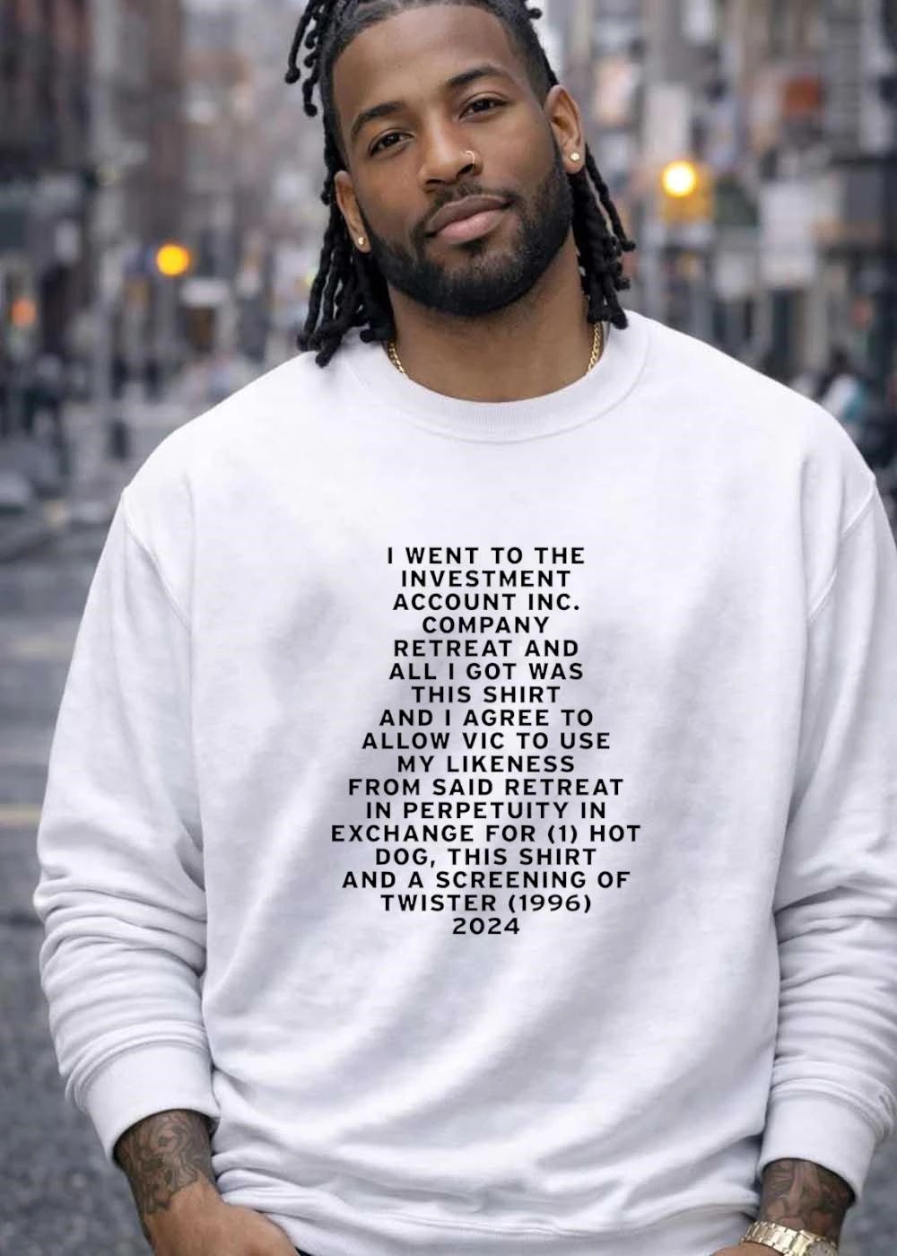I went to the investment account inc company retreat and all I got was this shirt