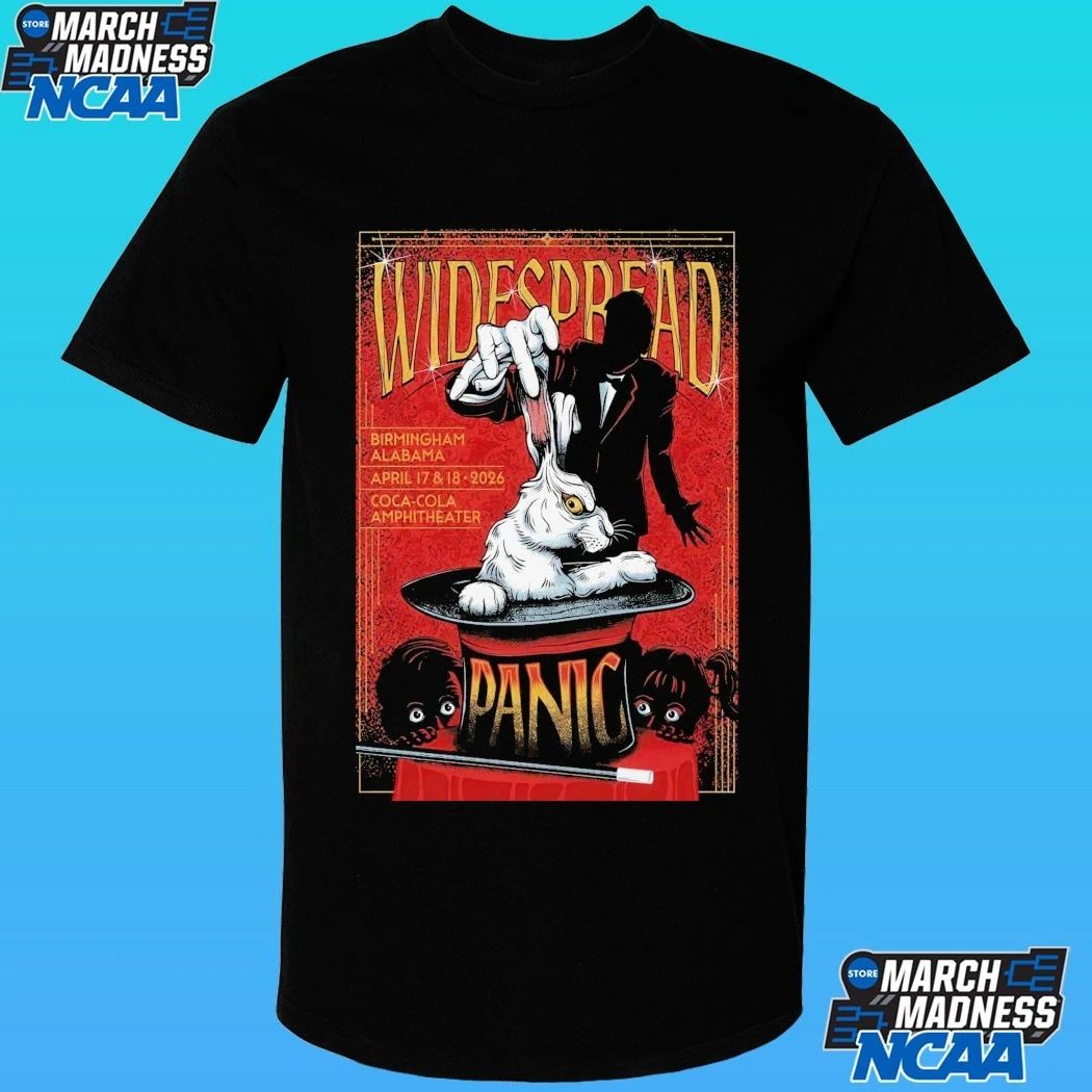 Widespread Panic In Birmingham Al On April 17-18 2026 Tour Shirt