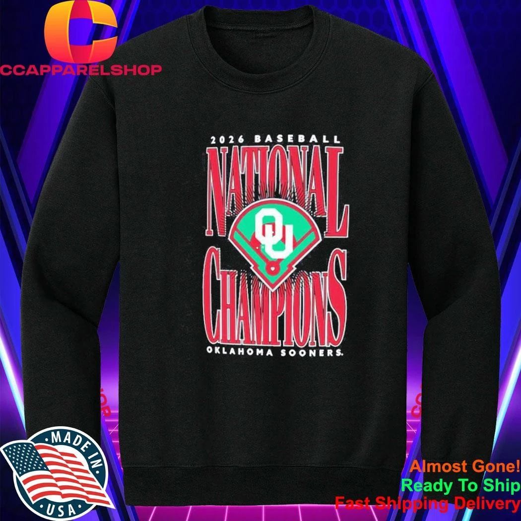 2026 Baseball National Champions Oklahoma Sooners Shirt