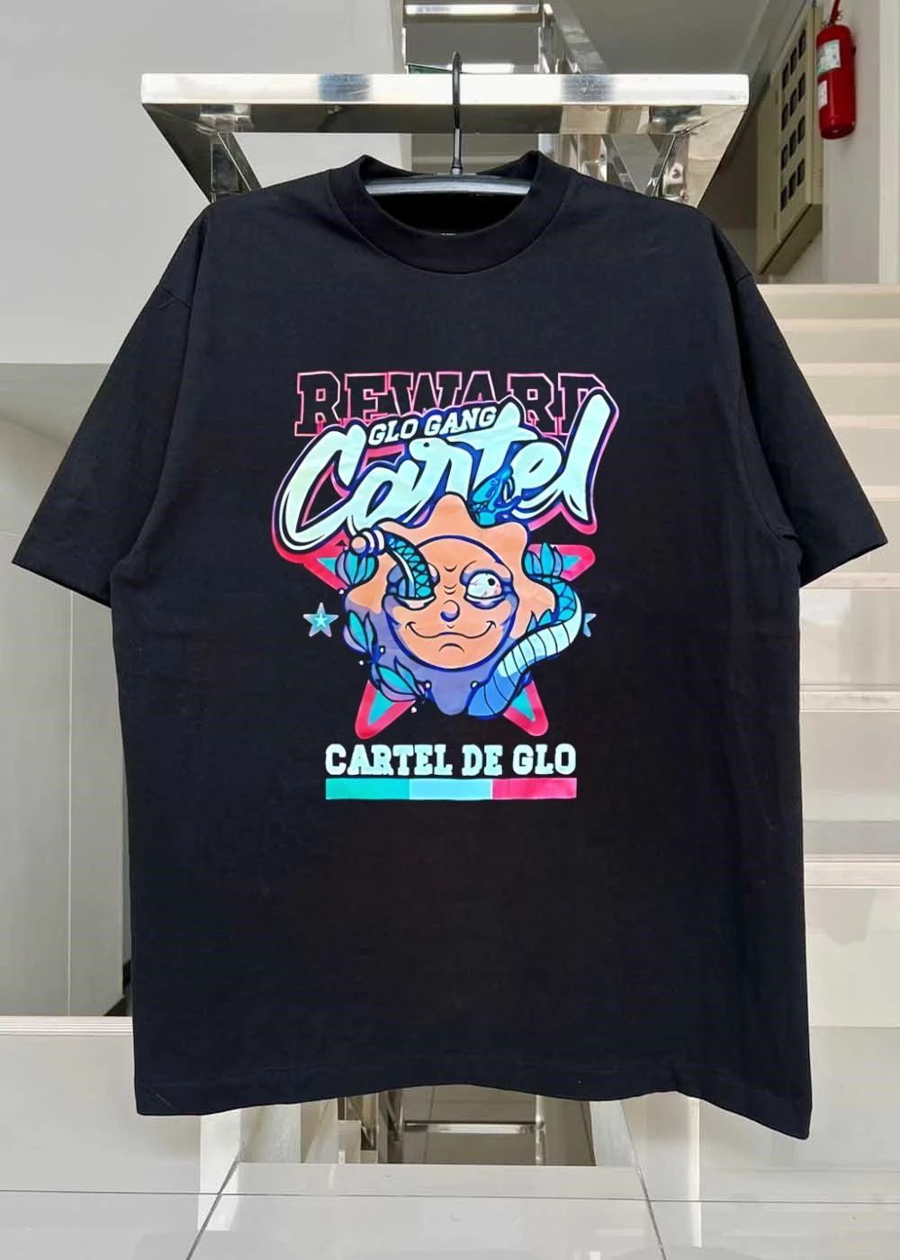 Glo Gang Reward Cartel De Glo Serpent Sun T-Shirt