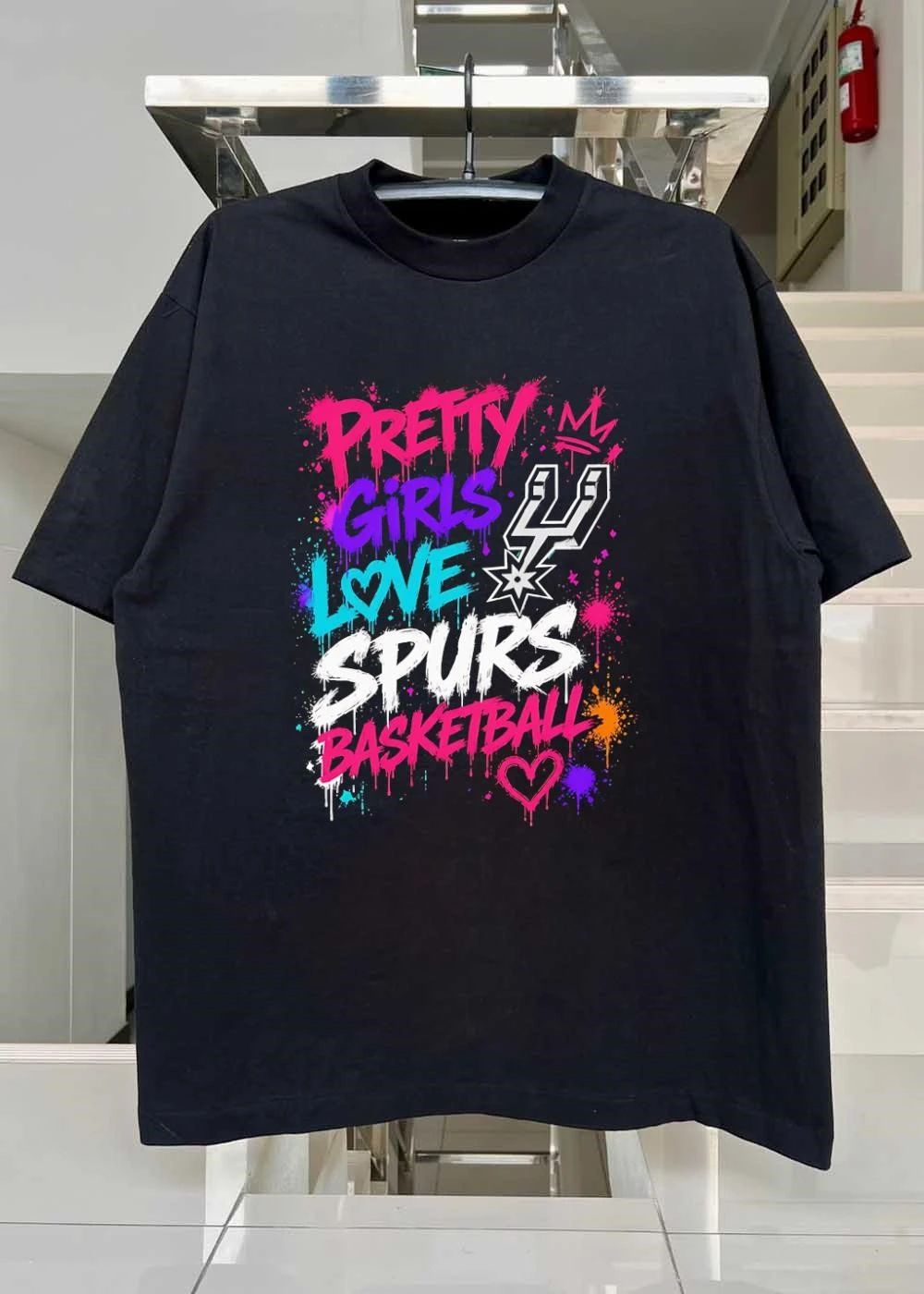 Pretty Girls Love Spurs Basketball San Antonio Spurs T-Shirt