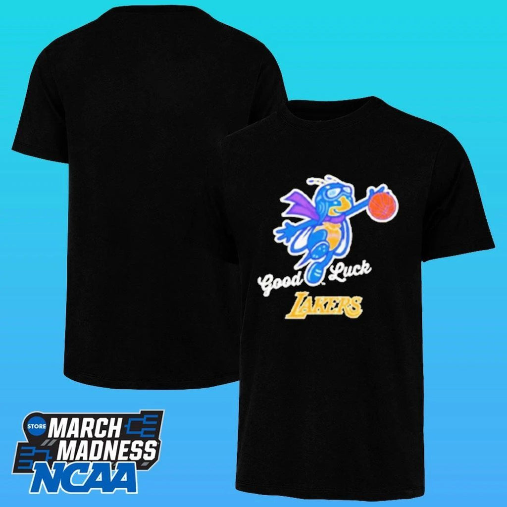 Good Luck Lakers Bee Mascot Playing Basketball Shirt