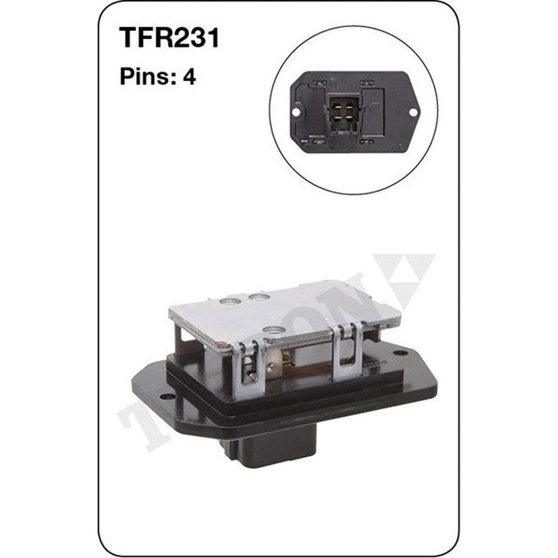 Tridon Heater Fan Resistor TFR231