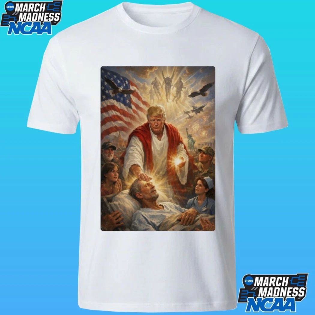 Pope Leo Xiv President Trump Jesus Christ Artwork 2026 Shirt