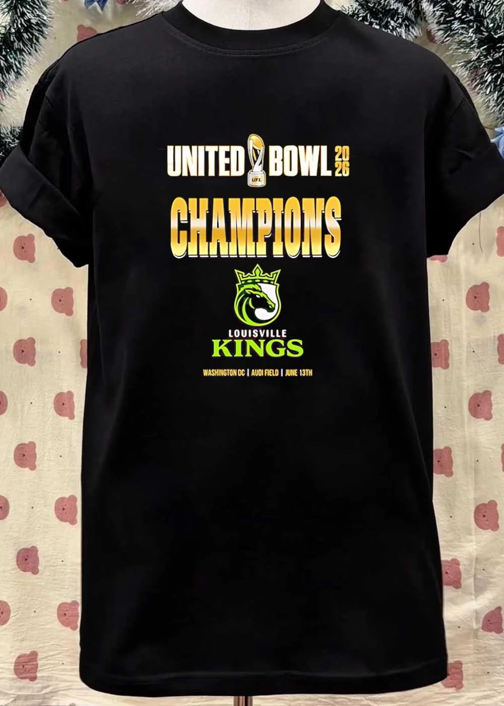 United Bowl 2026 Champions Louisville Kings Shirt