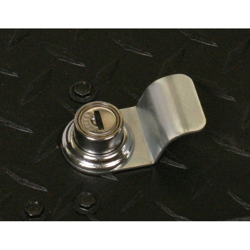 Side Finger Pull Lever For Pushbutton Lock