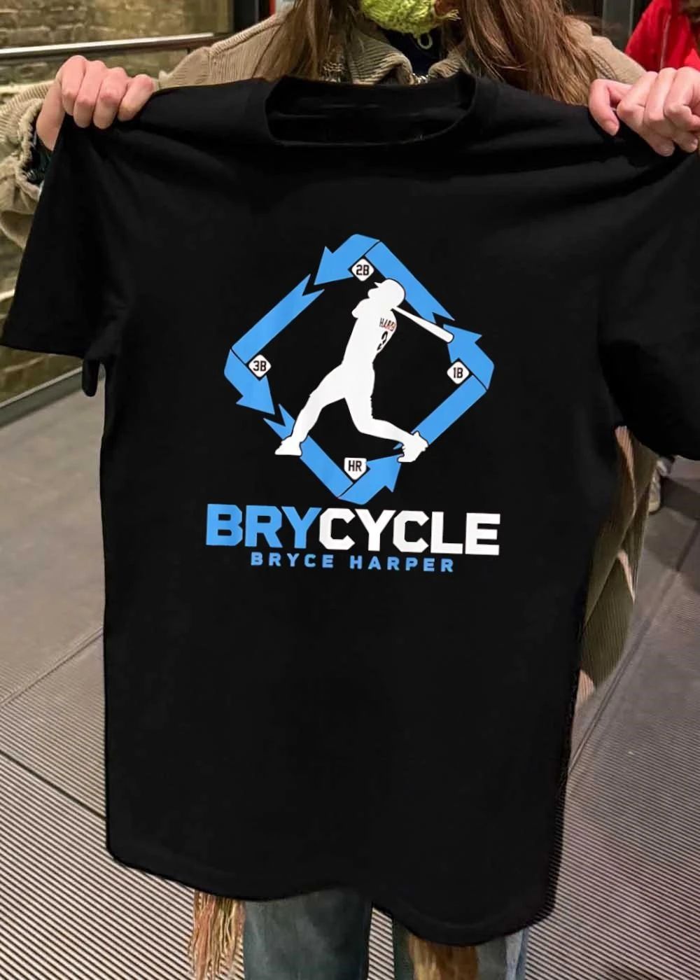 Bryce Harper Brycycle Hitting the Cycle Philadelphia Phillies shirt