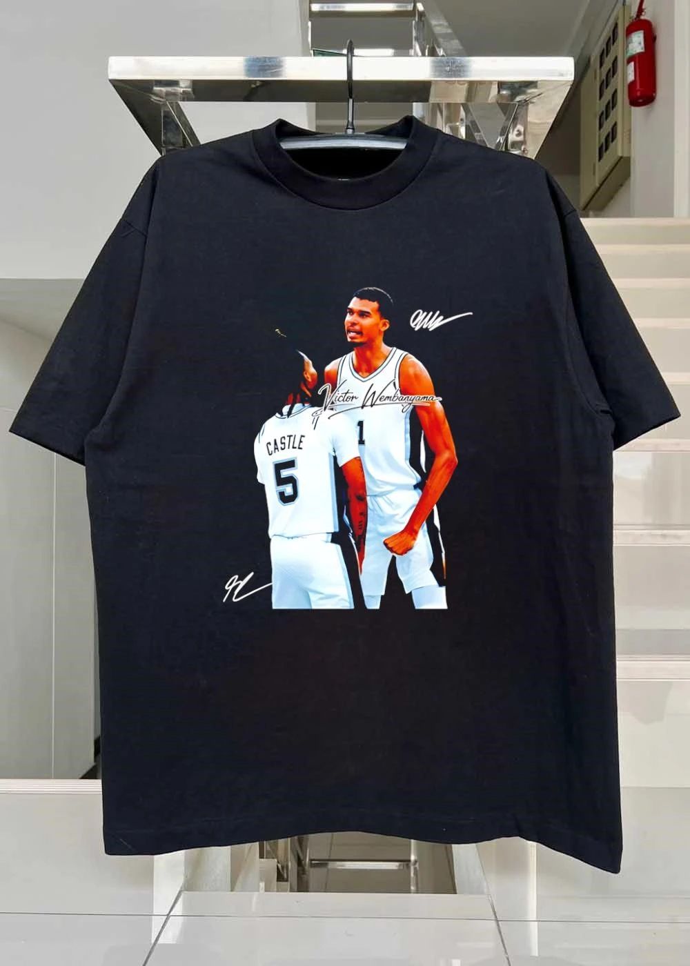 Victor Wembanyama Stephon Castle San Antonio Spurs NBA Victor Wembanyama CASTLE 1 5 shirt
