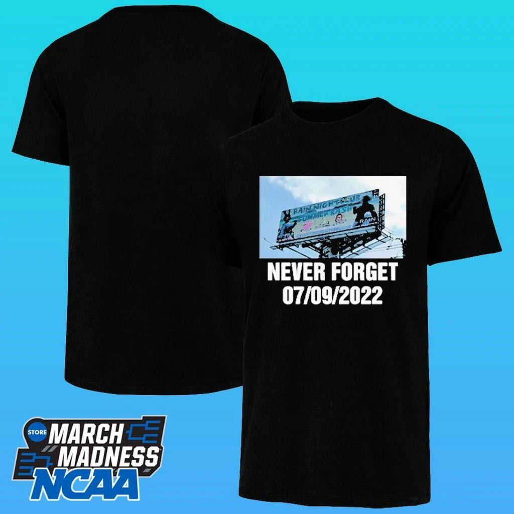 Rain Nightclub Summer Bash Never Forget 7 9 2022 Shirt
