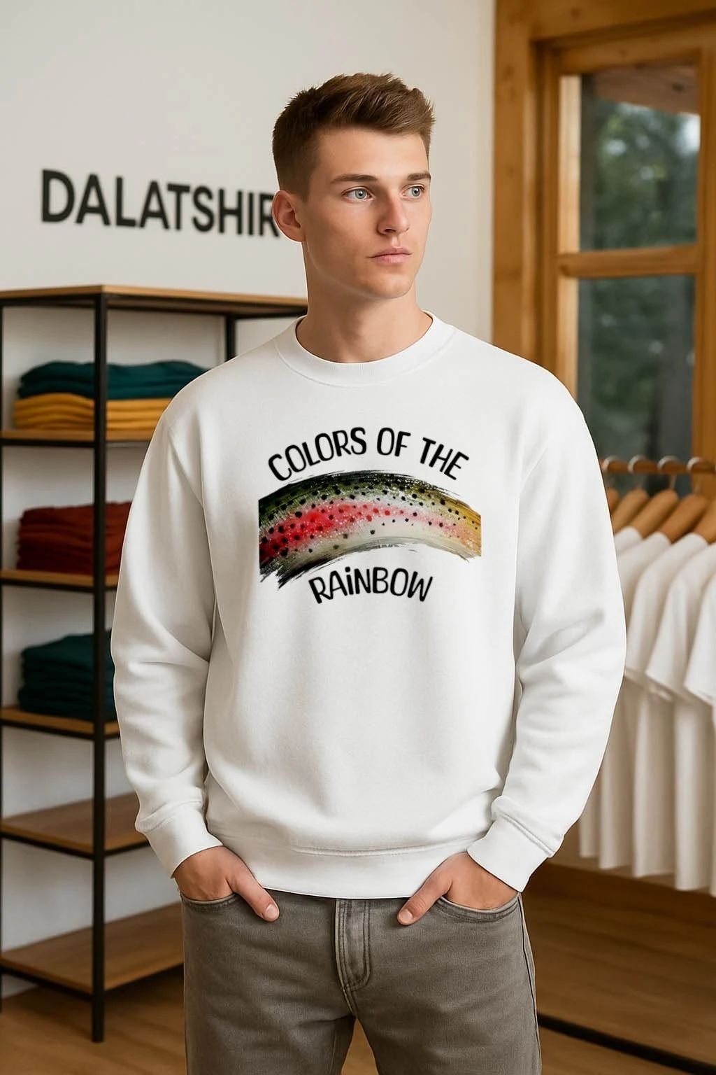Colors Of The Rainbow Rainbow Trout Fish shirt
