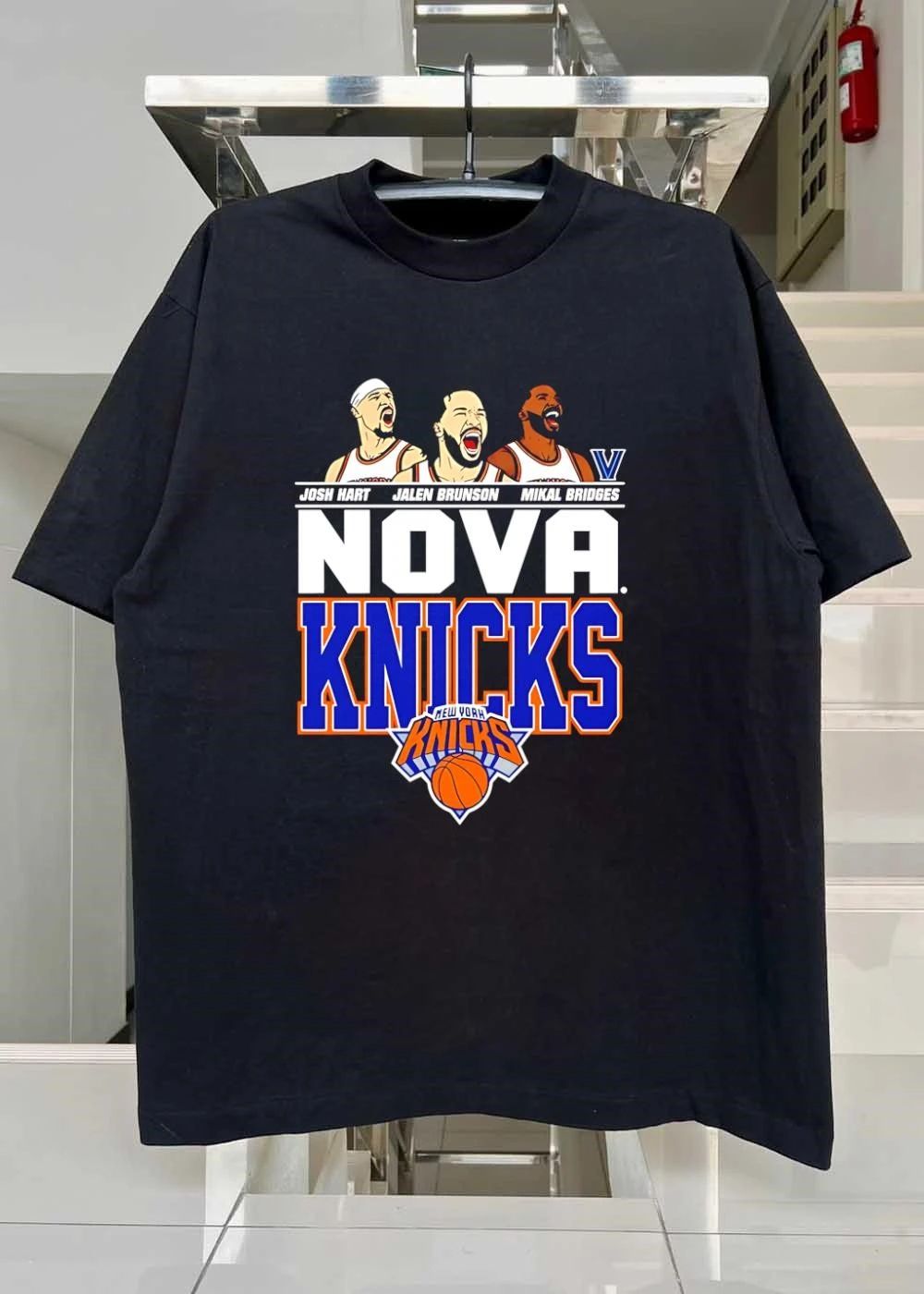 Nova Knicks Villanova Josh Hart Jalen Brunson Mikal Bridges Basketball shirt