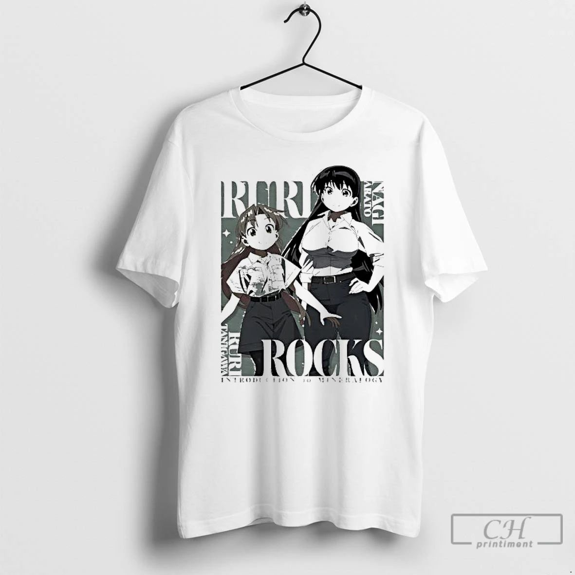 Classic Ruri Tanigawa And Nagi Arato Anime Series Ruri Rocks Introduction To Mineralogy T Shirts