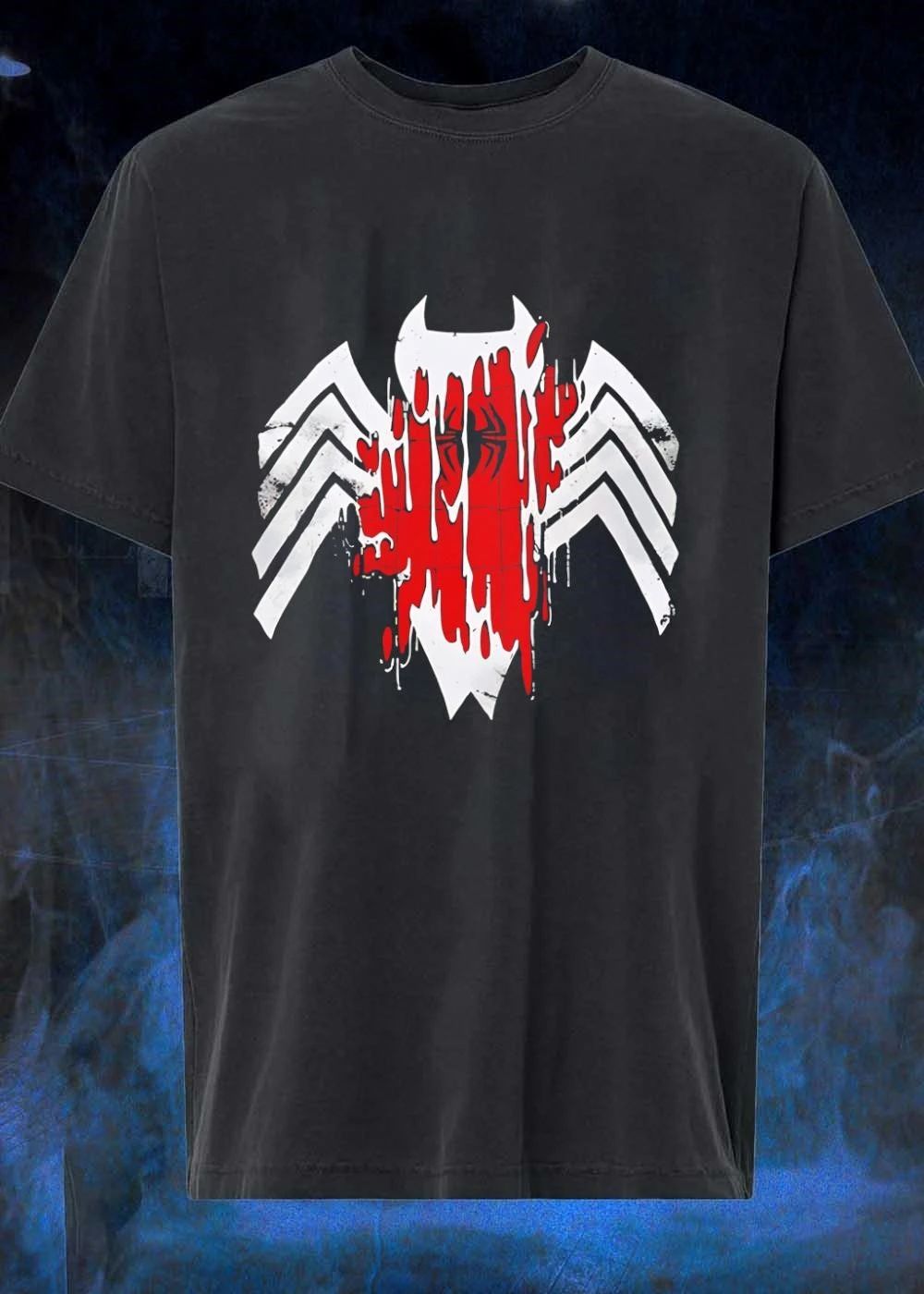 Venom Symbiote Dripping Spider-Man Logo Shirt